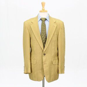 Lands' End 41L Beige HB 2-Button Sport Coat Blazer Jacket B837